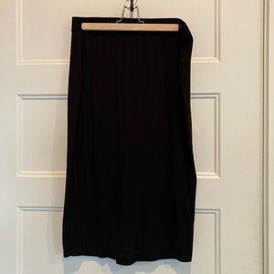 Stretchy midi black pencil skirt Old Navy